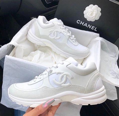 chanel white sneakers 2018|chanel white transparent sneakers.